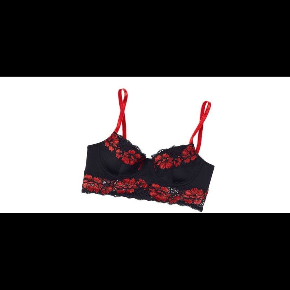 Black and red bra from Adoreme.com!